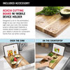 30” Workstation Kitchen Sink Undermount Stainless Steel Single Bowl with WorkFlow™ Ledge and Accessories